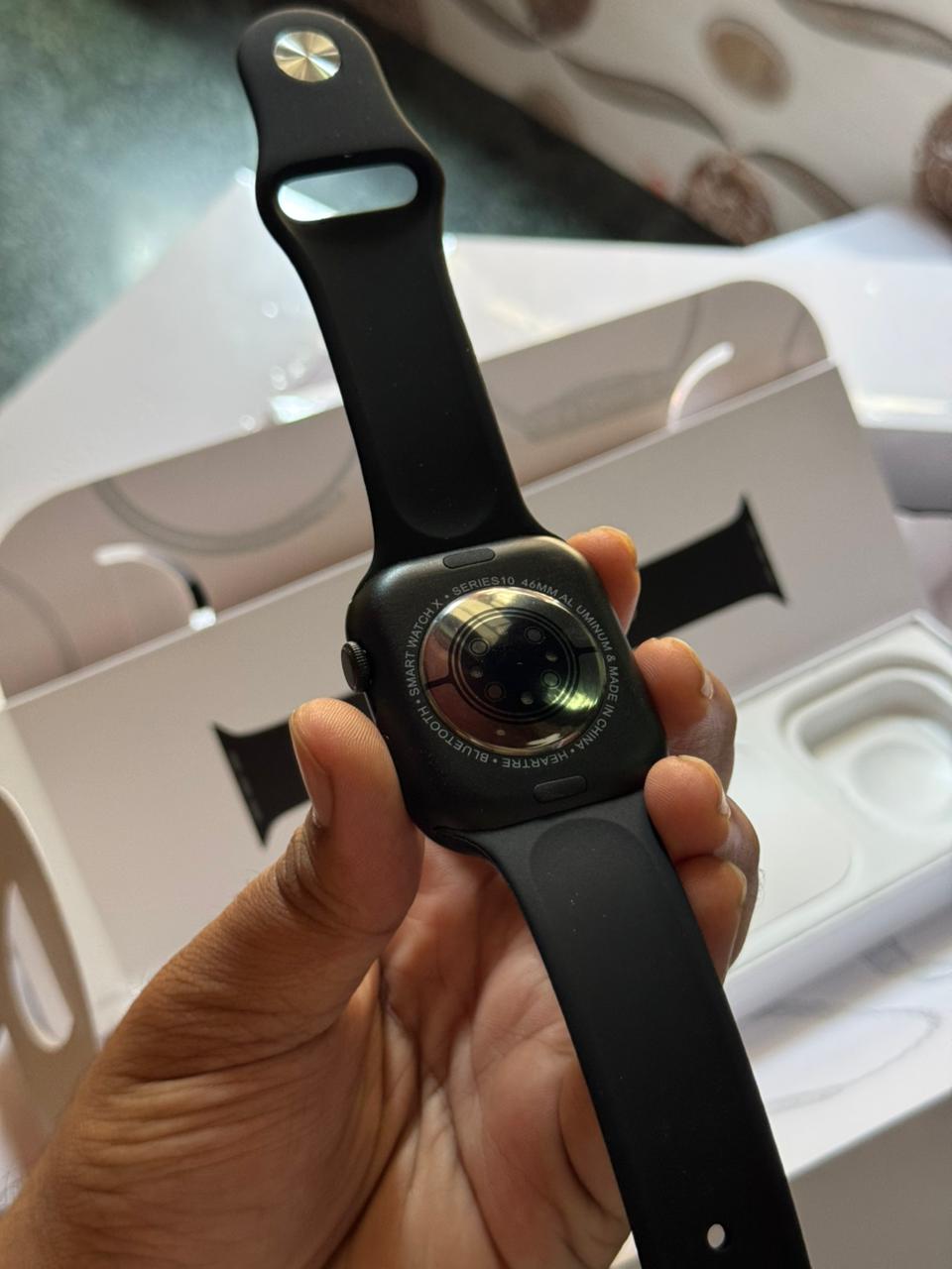 Premium Black Smart Watch with Alpine Loop Strap Series 10